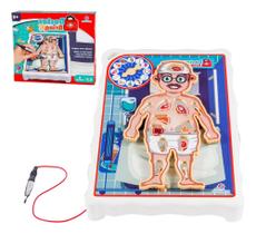 Jogo Doctor Brinq Brinquedo Operação Cirurgia Interativo Polibrinq