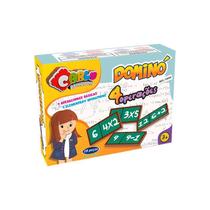 Jogo domino 4 operacoes madeira 28 pecas carlu Jogo domino 4 operacoes madeira 28 pecas carlu