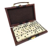 Jogo Dominó Colecionável Profissional de Osso Retro 28 peças Jogo Dominó Colecionável Profissional de Osso Retro 28 peças