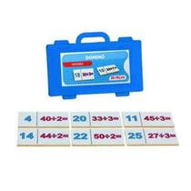 Jogo Dominó Divisão - 28 peças em MDF Jogo Dominó Divisão - 28 peças em MDF