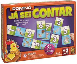 Jogo Dominó Já Sei Contar - 01694 Grow