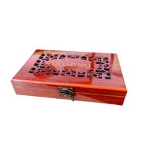 Jogo Dominó Jumbo Azul com Estojo Luxo - Euclides Jordão Jogo Dominó Jumbo Azul com Estojo Luxo - Euclides Jordão