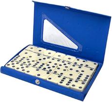 Jogo domino plastico com estojo 28 pecas Jogo domino plastico com estojo 28 pecas