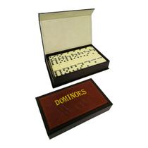 Jogo Domino Profissional 28 Peças Estojo Luxo de Couro Jogo Domino Profissional 28 Peças Estojo Luxo de Couro
