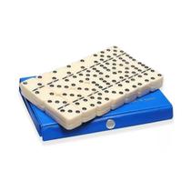 Jogo Dominó Profissional Estojo C/ 28 Peças Original - Jogo P/ Amigos E Família - Double Six Jogo Dominó Profissional Estojo C/ 28 Peças Original - Jogo P/ Amigos E Família - Double Six