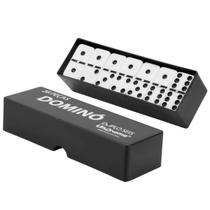 Jogo Dominó Resina Profissional Pesado com Estojo 28 peças Jogo Dominó Resina Profissional Pesado com Estojo 28 peças