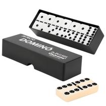 Jogo Dominó Tradicional em Resina Profissional com Estojo 28 Peças Uny Home Jogo Dominó Tradicional em Resina Profissional com Estojo 28 Peças Uny Home