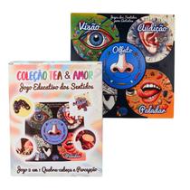 Jogo dos 5 Sentidos Educativo Com Placa Quebra-cabeça Divertido Jogo dos 5 Sentidos Educativo Com Placa Quebra-cabeça Divertido