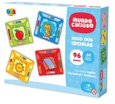 Jogo dos Idiomas Infantil Educativo Inglês Espanhol Italiano 96 Peças GGB Ref 112 Jogo dos Idiomas Infantil Educativo Inglês Espanhol Italiano 96 Peças GGB Ref 112