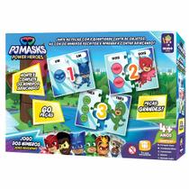 Jogo dos Números Infantil Educativo PJ Mask Mimo Toys - 2501