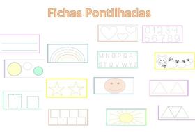 Jogo Dos Pontilhados Letras E Números Para Crianças Brincar plastificado jogo para coordenação motora desenhos