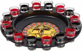 Jogo drinking roulette set 16 copos - Golden Maya