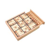 Jogo Educacional De Lógica Sudoku De Madeira Montessori, Quebra-Cabeças Matemáticos De Quadrados