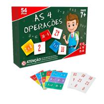 Jogo Educativo 4 Operações Matemática Mais Menos Pedagogico