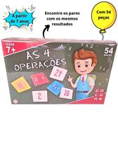 Jogo Educativo 7 Anos As 4 Operações Infantil Pedagogico Coluna Brinquedos