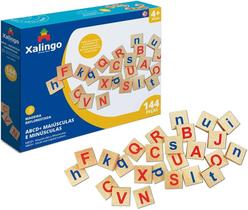 Jogo Educativo Abcd Maiúsculas Minúsculas 144 Peças Xalingo Jogo Educativo Abcd Maiúsculas Minúsculas 144 Peças Xalingo