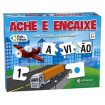 Jogo Educativo Ache E Encaixe Pedagógico - Pais E Filhos