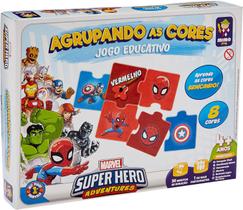 Jogo Educativo Agrupando As Cores Marvel Super Hero - Mimo