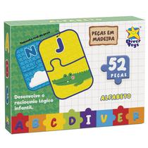 Jogo educativo Alfabeto 52 peças Jogo educativo Alfabeto 52 peças