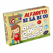 Jogo Educativo Alfabeto Silábico 150 Peças em MDF A Partir de 4 Anos - Carlu Brinquedos