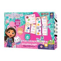 Jogo Educativo Aprendendo Inglês A Casa Mágica da Gabby 40 Peças Mimo Toys - 2158
