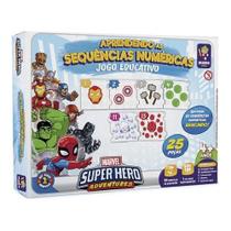 Jogo Educativo Aprendendo Sequência Numérica Marvel