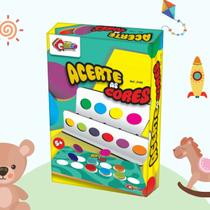 Jogo Educativo Aprender Acerte As Cores Mdf 5anos Tabuleiro Jogo Educativo Aprender Acerte As Cores Mdf 5anos Tabuleiro