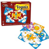 Jogo Educativo Aprender Vogais 30 Peças Infantil