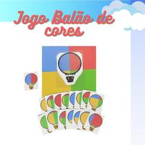 Jogo Educativo Balão Das Cores Montessori Escolar Terapias Jogo Educativo Balão Das Cores Montessori Escolar Terapias