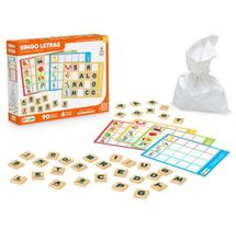 Jogo Educativo Bingo Letras 90 Peças Madeira Infantil Junges 705 Jogo Educativo Bingo Letras 90 Peças Madeira Infantil Junges 705