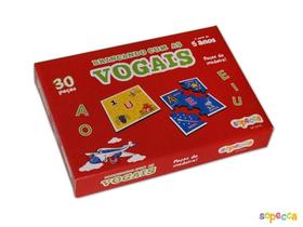 Jogo Educativo Brincando Com As Vogais 30 Peças - Sopecca DS703