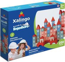 Jogo Educativo Brincando De Engenheiro 200 Peças Xalingo