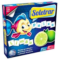 Jogo educativo brincar de aprender soletrar 120 pçs - pais e filhos