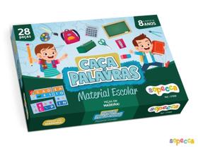 Jogo Educativo Caça Palavras Pçs em Madeira Sopecca - CP900