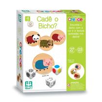 Jogo Educativo Cadê O Bicho Em Madeira Nig - 0454