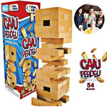 Jogo Educativo Caiu Perdeu Jenga Tabuleiro Infantis Familia