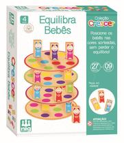Jogo Educativo Coleção Crescer Equilibra Bebês Madeira Nig Jogo Educativo Coleção Crescer Equilibra Bebês Madeira Nig