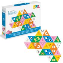 Jogo Educativo Colmeia dos Bichinhos 24 Peças Babebi +5Anos