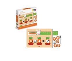 Jogo educativo Conte as Cenourinhas