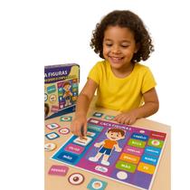 Jogo Educativo Corpo Humano Caça Figuras 32 Peças Infantil