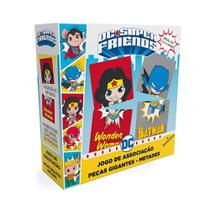 Jogo Educativo de Associação DC Super Friends Peças Gigantes Metades Cooper Fun - 00073