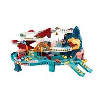 Jogo Educativo De Corrida De Carros Em Trilha De Dinossauro Elétrico Interativo Para Crianças