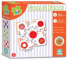 Jogo Educativo De Encaixar Cores E Formas - NIG Brinquedos