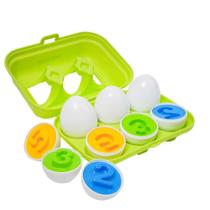 Jogo Educativo de Encaixar Number Eggs Educa Play - Polibrinq Jogo Educativo de Encaixar Number Eggs Educa Play - Polibrinq