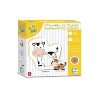 Jogo Educativo De Madeira Mamãe E Bebê 12 Peças Be A Bá 041301 - Nig Jogo Educativo De Madeira Mamãe E Bebê 12 Peças Be A Bá 041301 - Nig