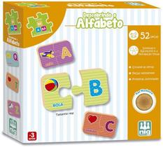 Jogo Educativo Descobrindo o Alfabeto, Madeira Be a Bá, Nig