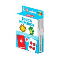 Jogo Educativo Educa Números Cartas com Números 34 Cartas