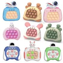 Jogo Educativo Eletrônico Pop It Fidget Toys Game Som Luz Anti Estresse Brinquedo Mini Game