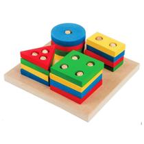 Jogo educativo encaixe formas geométricas - SATYAM