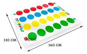 Jogo educativo estilo twister tornado brincadeira de crianca